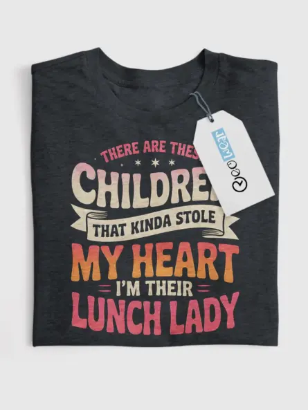 Retro Lunch Lady T-Shirt with Heartfelt Quote - Image 4