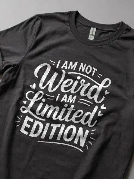 dark-heather--i-am-not-weird-i-am-limited-edition-t-shirt empowering quote shirt