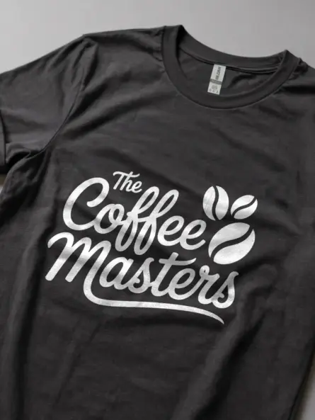 Dark Heather Coffee Masters T-Shirt coffee masters t-shirt