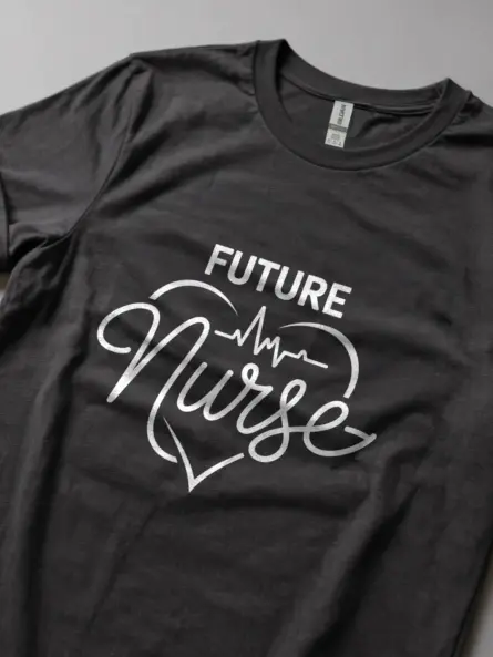 dark heather future nurse shirt