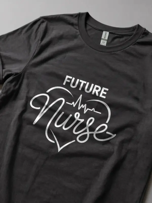 dark heather future nurse shirt