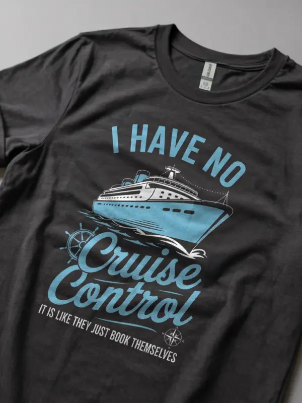 Dark Heather Shirt with cruising phrase, cruise couple t-shirt,