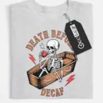 death before decaf vintage t-shirt