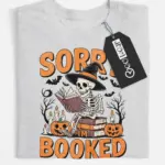 grey halloween bookworm t-shirt