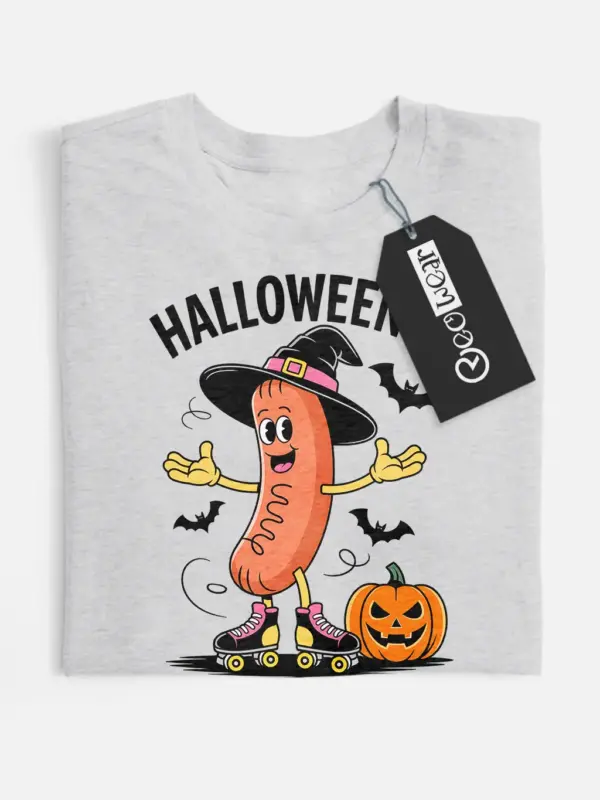 halloweenie hot dog t-shirt