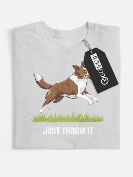 Border Collie Fetch T-Shirt – Funny “Just Throw It” Dog Lover Tee - Image 10
