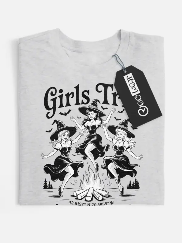 girls trip witch t-shirt