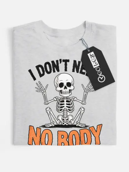 funny skeleton pun t-shirt