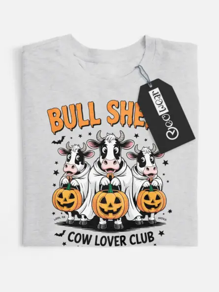 Hilarious Bull Sheet Cow Ghost T-Shirt for Halloween Fans - Image 4