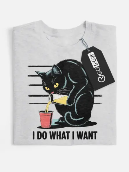 I do what I want cat shirt