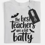 batty teacher Halloween shirt