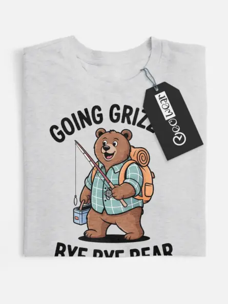 bear fishing shirt