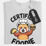 certified foodie t-shirt