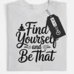 find yourself meditation t-shirt