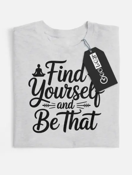find yourself meditation t-shirt