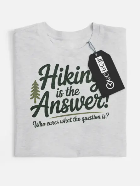 funny hiking t-shirt for nature lovers