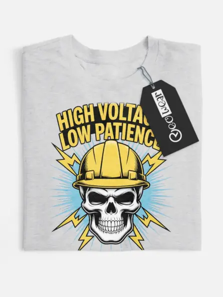 electrician skull shirt