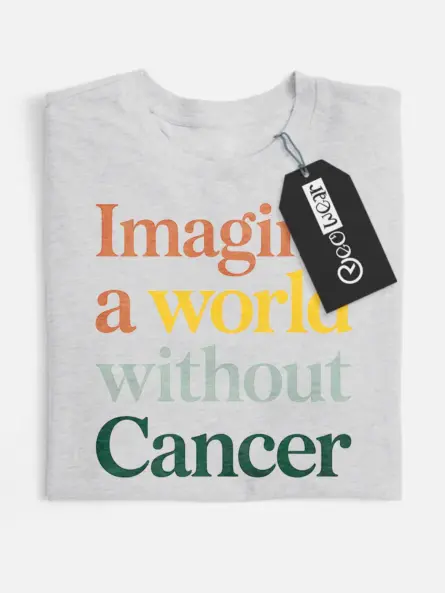 Imagine a World Without Cancer Shirt – Peaceful & Powerful Tee - Image 4