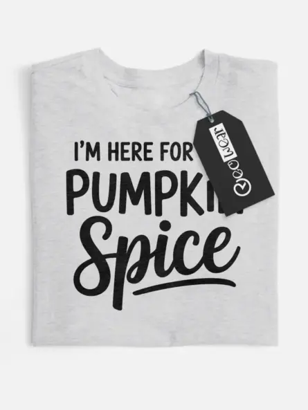 Minimalist Pumpkin Spice Shirt – Cozy Fall Tee for Coffee Lovers - Image 1