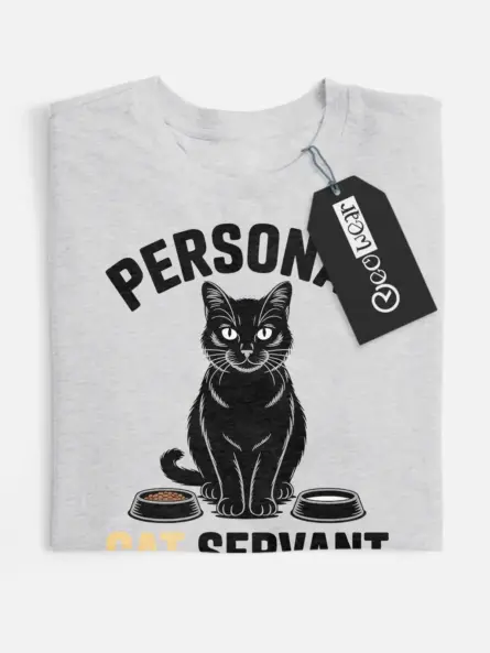 personal cat servant t-shirt