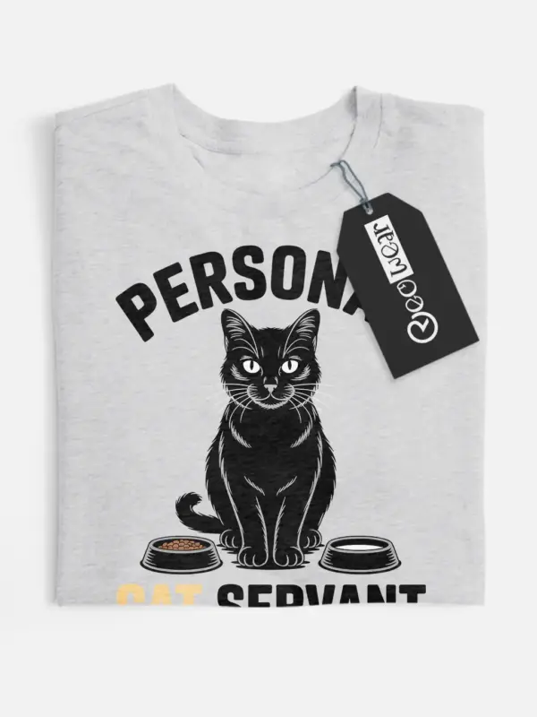 personal cat servant t-shirt