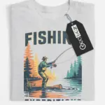 retro fishing t shirt