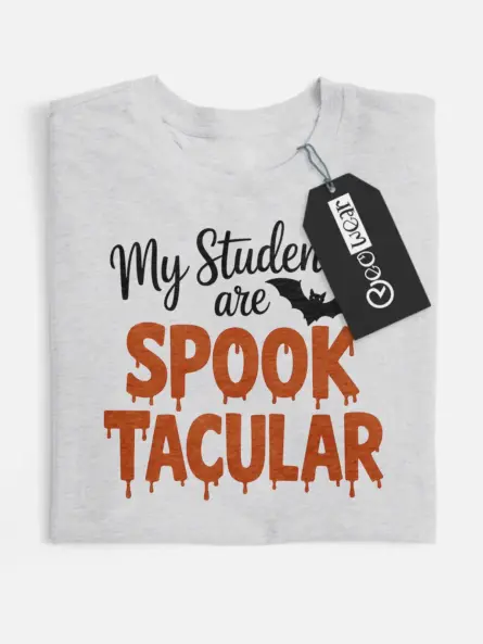 Spooktacular Teacher Shirt for Halloween Classroom Fun - Image 1