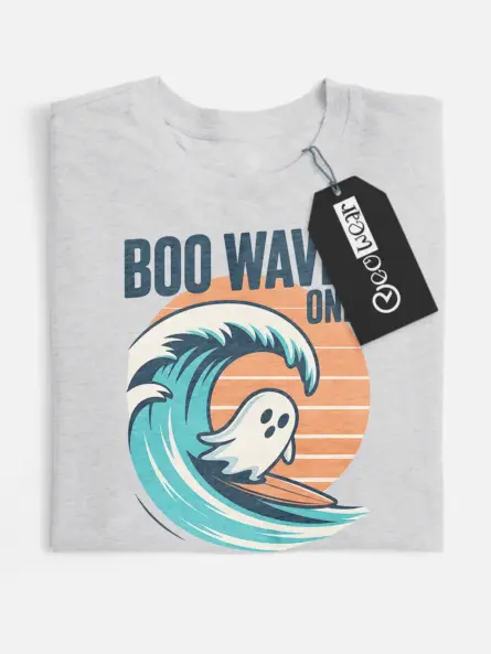 surfing ghost t-shirt