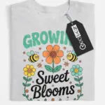 whimsical flower t-shirt for kids