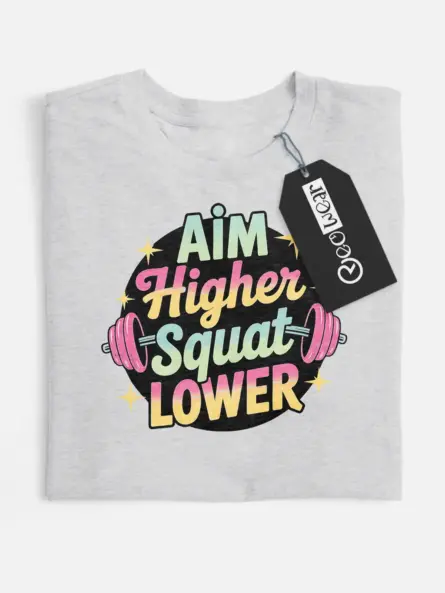 women's squat motivation t-shirt