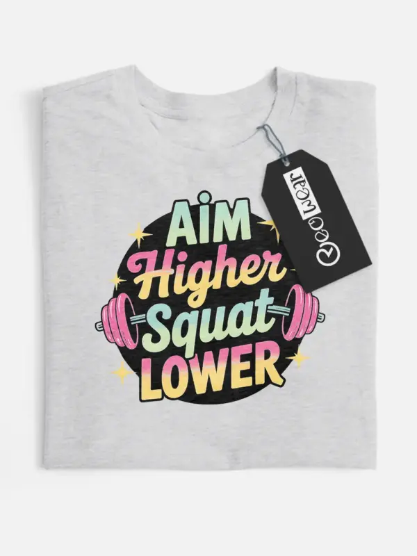 women's squat motivation t-shirt