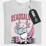 axolotl reading shirt