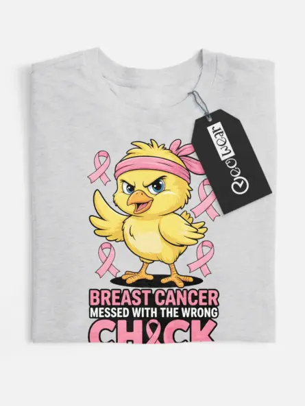 breast cancer messed with the wrong chick shirt