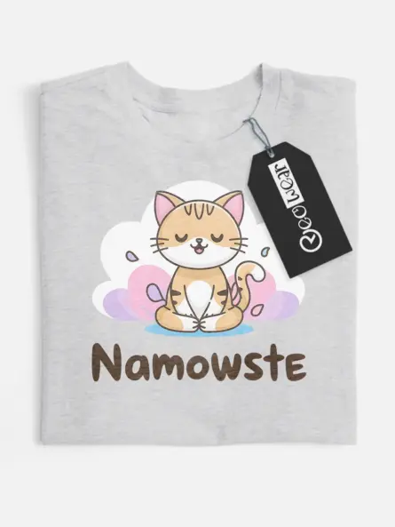cat meditation shirt