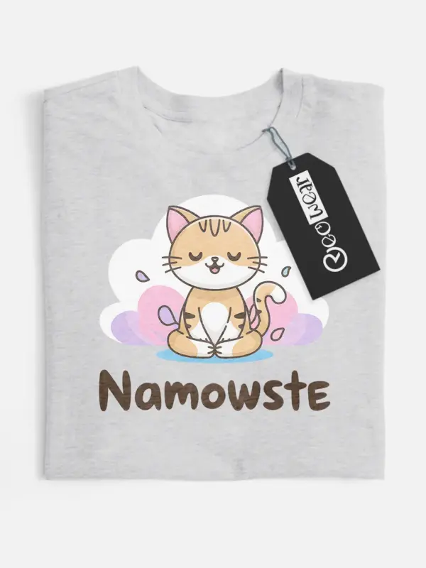 cat meditation shirt