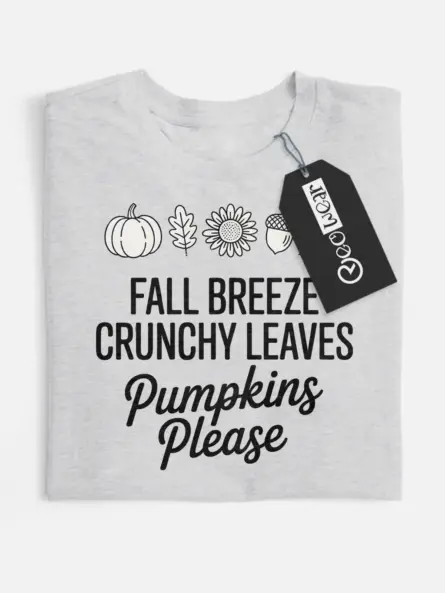 crunchy leaves shirt