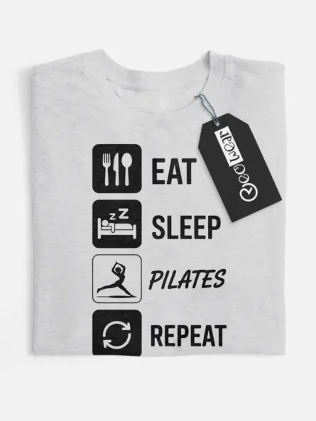 eat sleep pilates t-shirt