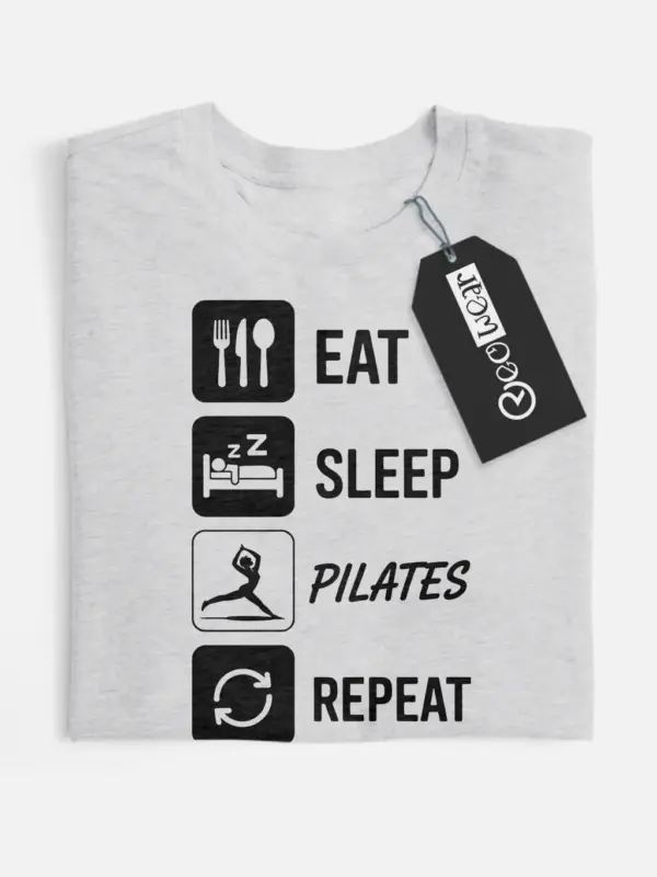 eat sleep pilates t-shirt