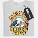 eco friendly animal crew t-shirt