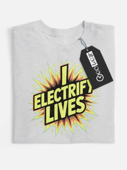 electrician gift comic t-shirt