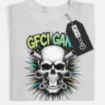 electrician skull t-shirt
