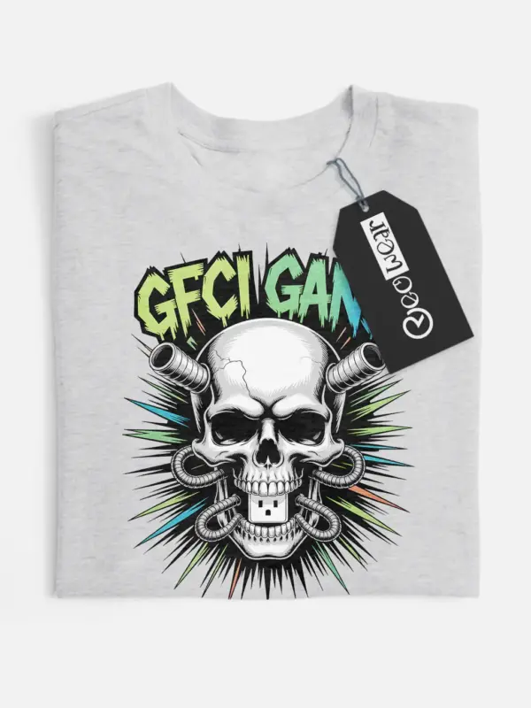 electrician skull t-shirt