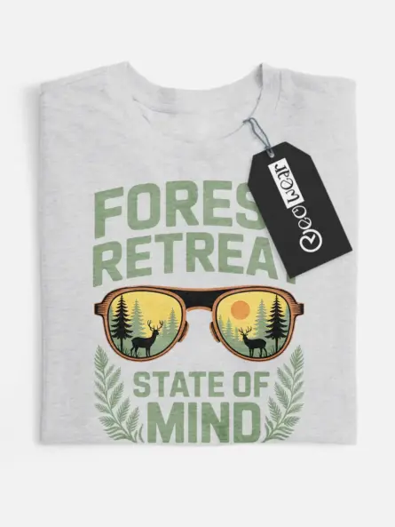 forest retreat state of mind t-shirt