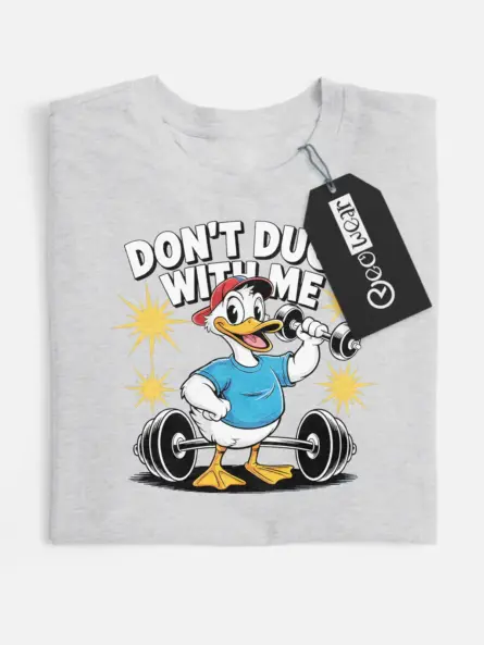 funny gym duck shirt