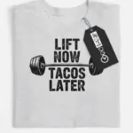 funny taco gym t-shirt