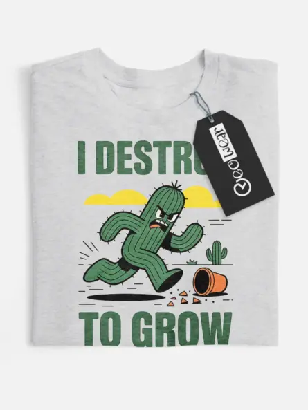 growth mindset cactus t-shirt
