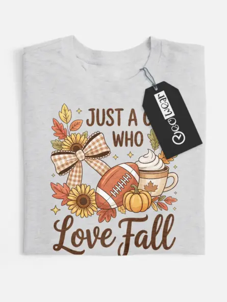 just a girl who loves fall shirt