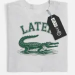minimalist alligator t-shirt