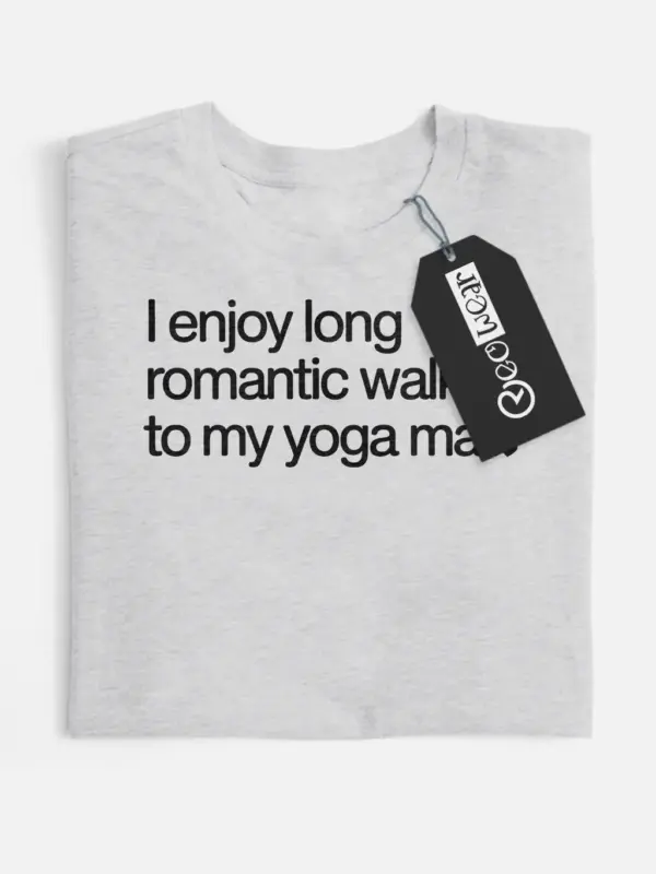 long romantic walks yoga mat shirt