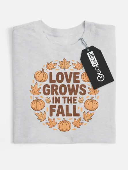 love grows in the fall shirt